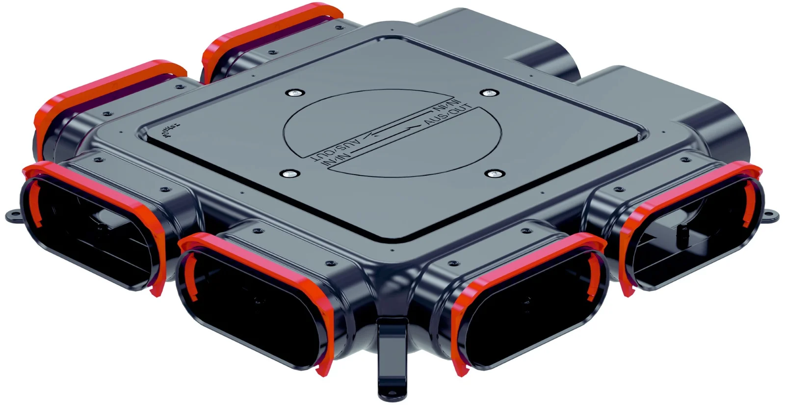 Zehnder Verdeelbox ventilatie Zehnder ComfoFlat Ø160mm kunststof 160mmmm 51 990322221