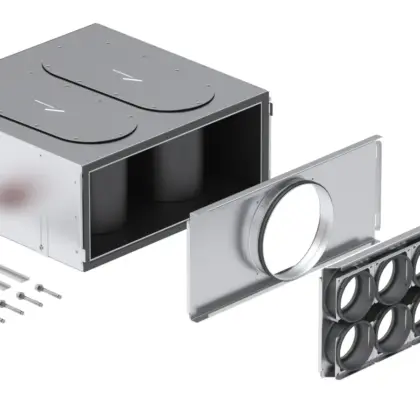 Zehnder Verdeelbox ventilatie Zehnder ComfoWell Ø200mm staal 200mmmm 520 990323705