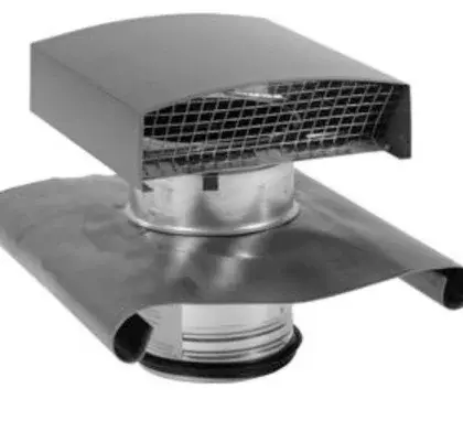 Zehnder CT 160 Stalen dakkap d 160mm leisteenzwart zehnder 320000121