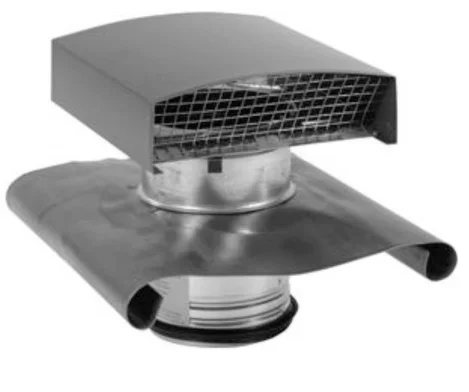 Zehnder CT 160 Stalen dakkap d 160mm leisteenzwart zehnder 320000121