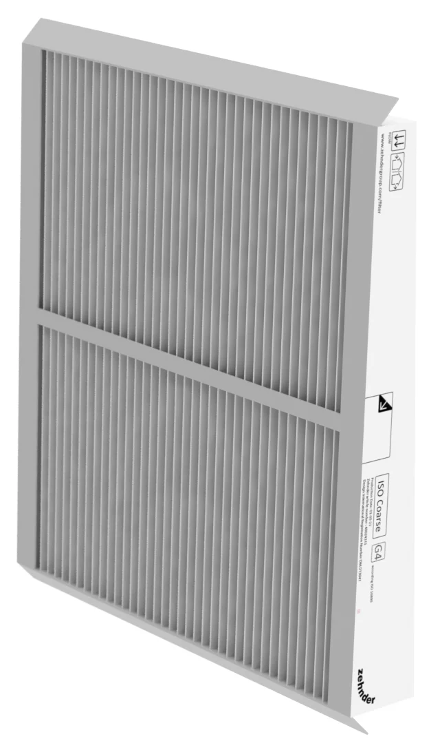 Zehnder Cassetteluchtfilter G4/G4 Zehnder voor ComfoAir Flex 250/350 248x268x40mm 400100122