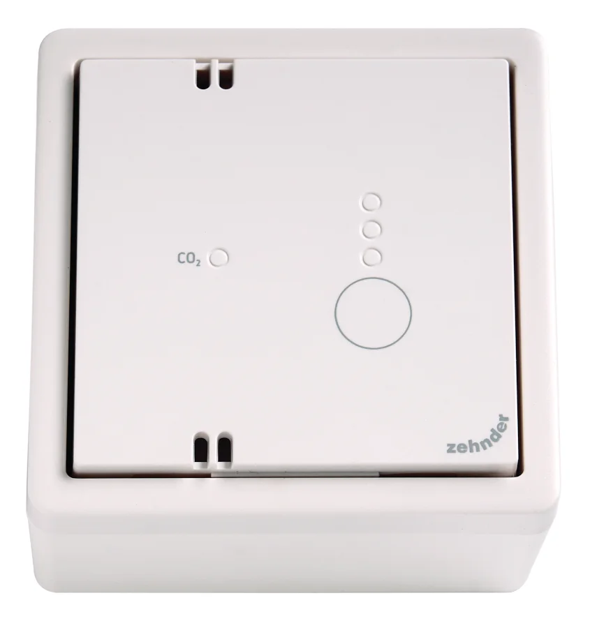 Zehnder ComfoNet Sensor CO2 C67 -  bekabeld voor opbouw zehnder 655000885