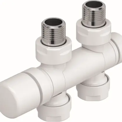 Zehnder Kraan + adapter roda spa asym wit zehnder 839171