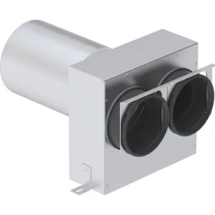 Zehnder Ventielcollector Zehnder ComfoTube 2xØ90mm rond 90 990320713