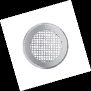 Zehnder Buitenluchtrooster Zehnder CLRF vierkant Ø125mm staal wit 160x160mm Torino 990320792