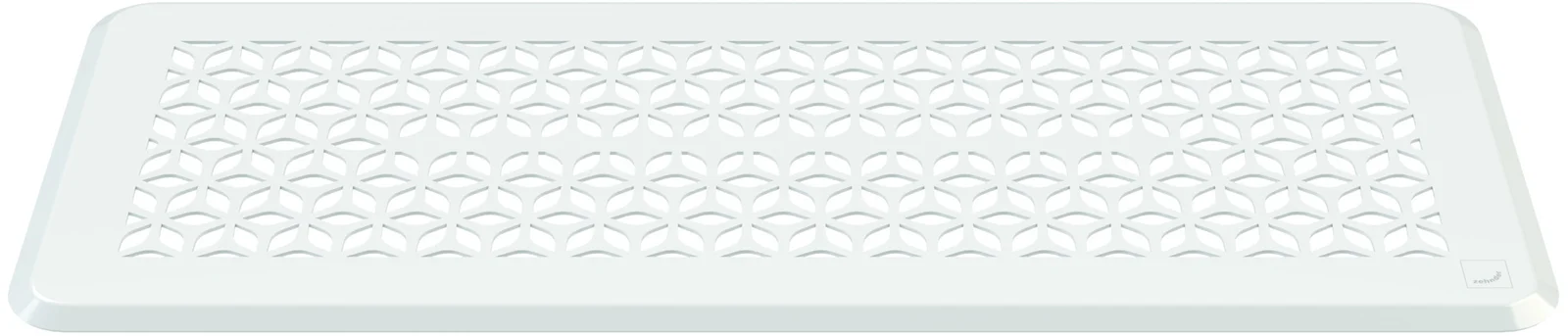 Zehnder Buitenluchtrooster Zehnder ComfoGrid Bologna rechthoekig staal wit 340x130mm CLF 990322312
