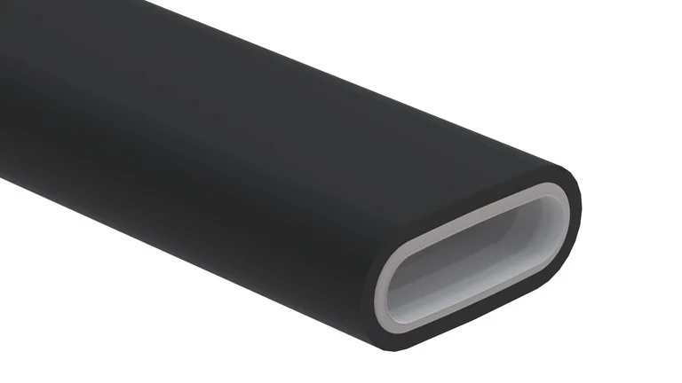 Zehnder Ovaal luchtkanaal Zehnder ComfoTube Therm 51x139mm kunststof Flat 51 990328032