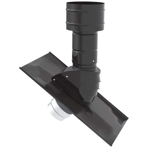 Zehnder Ventilatie dakdoorvoer Zehnder ComfoEdge 125mm geïsoleerd 760mm 990430611