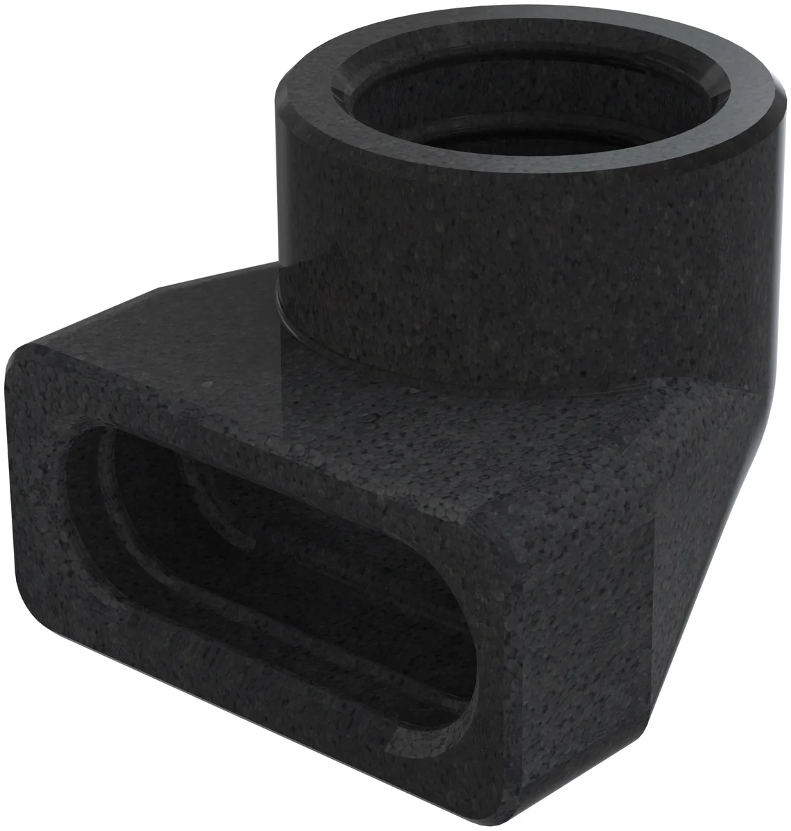 Zehnder Verloopstuk vierkant op rond Zehnder ComfoTube Therm Ø90mm 90 / Flat 51 990430852
