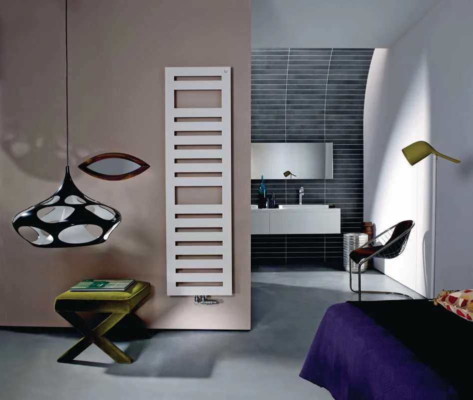 Zehnder Sierradiator Zehnder Metropolitan Spa MET HxL=805x400mm wit RAL9016 , aansluiting midden MET-080-040