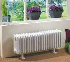 Zehnder Elektrische kolomradiator Zehnder Charleston H HxL=600x614mm zonder regeling 750W wit RAL9016 NZ-060-062/F