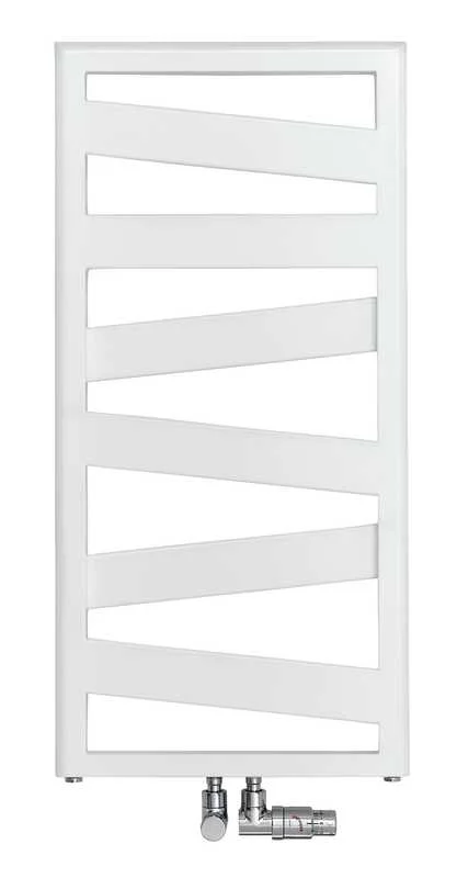 Zehnder Sierradiator Zehnder Ribbon RB HxL=1823x500mm wit RAL9016 , aansluiting midden RB-180-050
