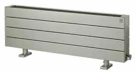 Zehnder Elektrische sierradiator Zehnder Roda Plint HxL=296x750mm zonder regeling 750W wit RAL9016 ROEPD030-075/F