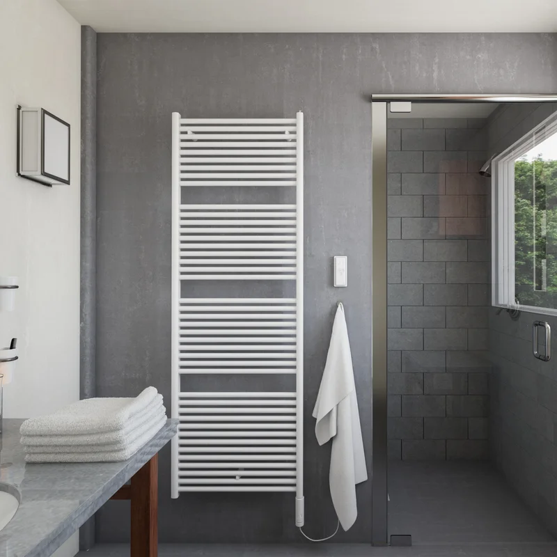 Zehnder Elektrische sierradiator Zehnder HxL=1276x500mm 600W wit RAL9016 TGZSS120050ECZD